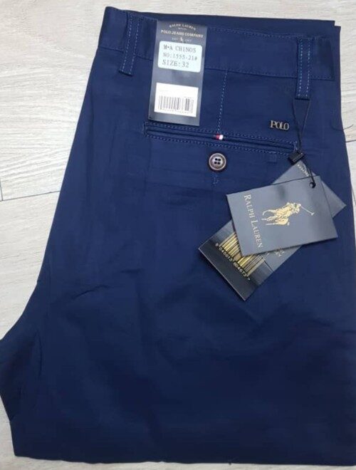 stretch chinos polo ralph navy blue 1555-21#