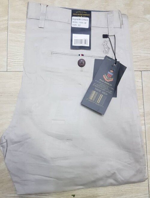 stretch chinos polo ralph off-white 1555-3#