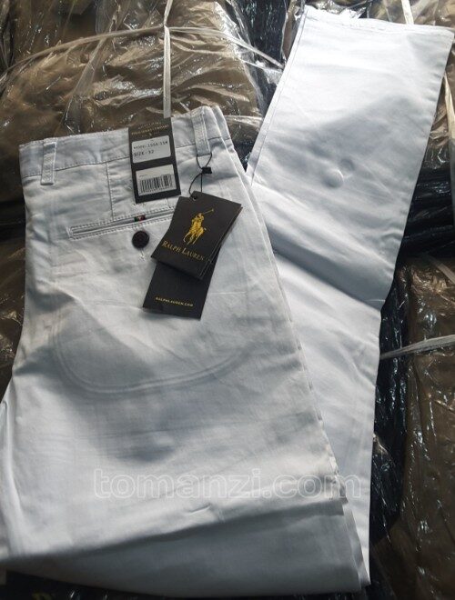 stretch chinos polo ralph pure white 1555-15#