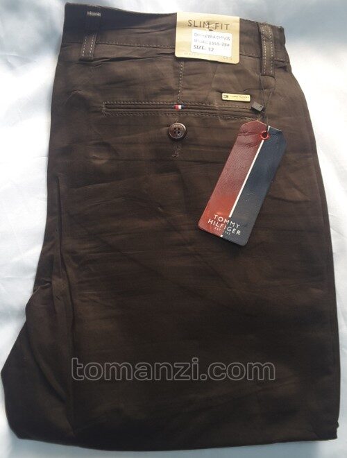 20240706_145304 stretch chinos tommy hilfiger Coffee brown chocolate 1555-28#