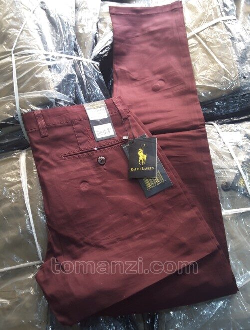20240706_202847 stretch chinos polo ralph wine color 1555-53#