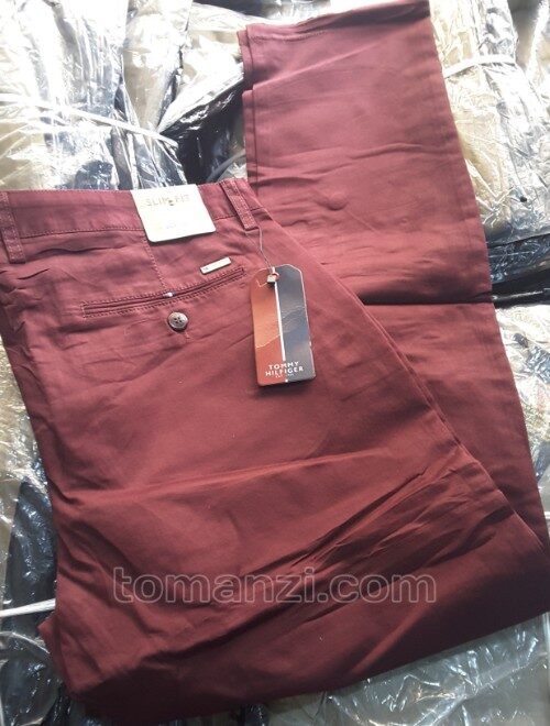 20240706_203309 stretch chinos tommy hilfiger wine color 1555-53#