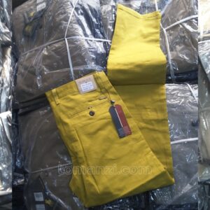 stretch chinos tommy hilfiger yellow 1555-10#