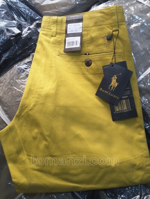 20240707_003821 stretch chinos polo ralph yellow 1555-10#