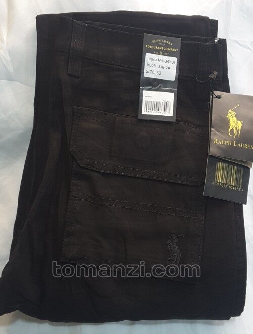 COMBAT CARGO PANT CHINOS THICK MATERIAL CHARCOAL BLACK 7#