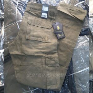 COMBAT CARGO PANT CHINOS THICK MATERIAL CARTON BROWN 20#